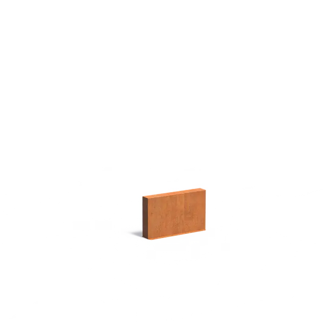 Cortenstaal Wand - Muur 100 x 15 x 60 cm