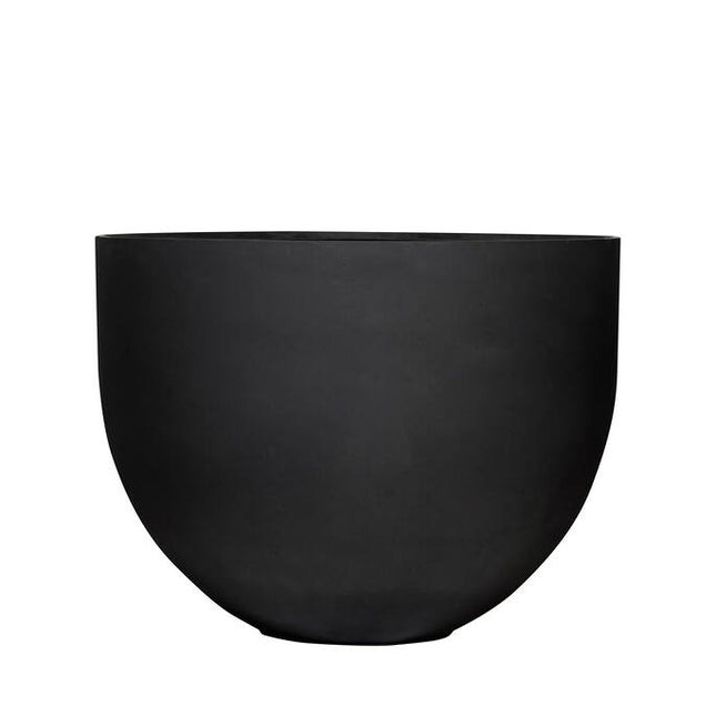 Pottery Pots Jumbo Mila S, Volcano Black Ø74 cm