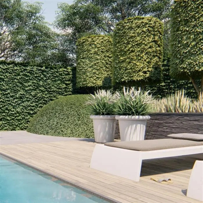 Stalen Plantenbak Rond 100 x 95.5 cm | Gecoat