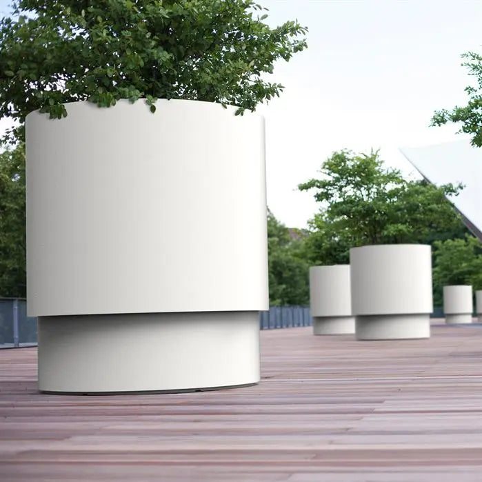 Aluminium Plantenbak Rond 80 x 90 cm