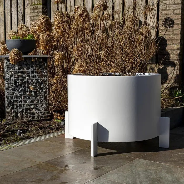 Aluminium Plantenbak Rond op Poten 100 x 60 cm
