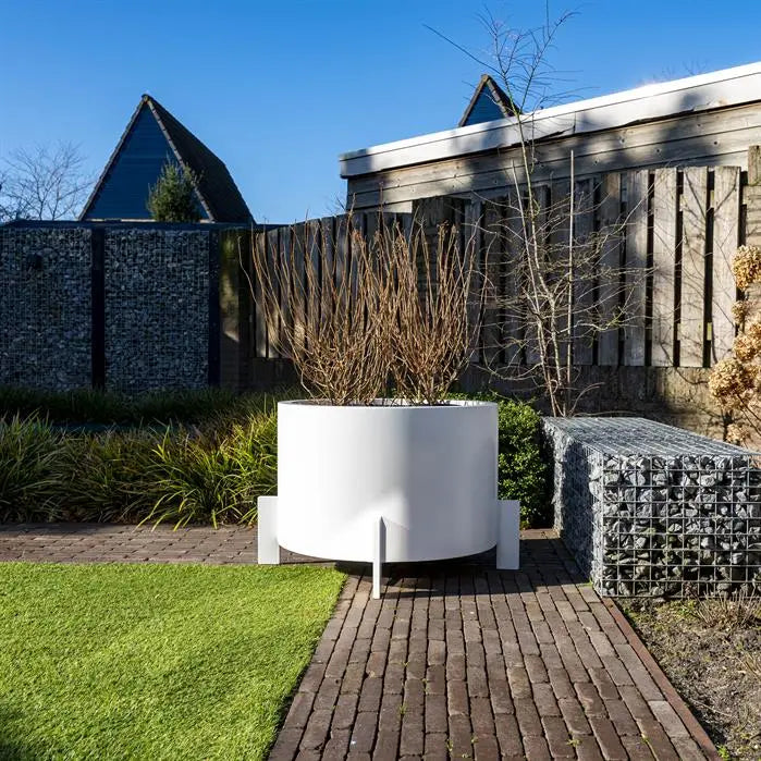 Aluminium Plantenbak Rond op Poten 100 x 60 cm