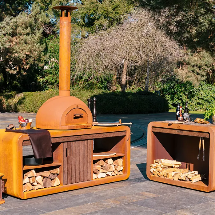FORNO Buitenkeuken Wieltjes 50 x 75 mm (4 stuks)