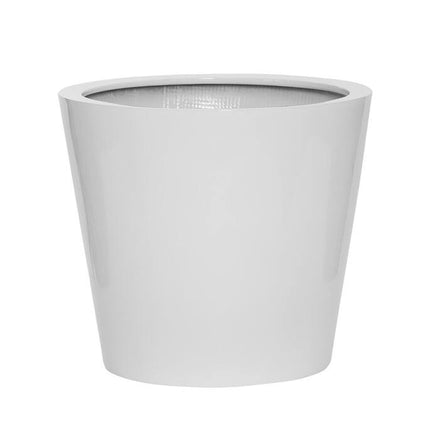 Pottery Pots Bucket XS, Glossy White Ø34 cm