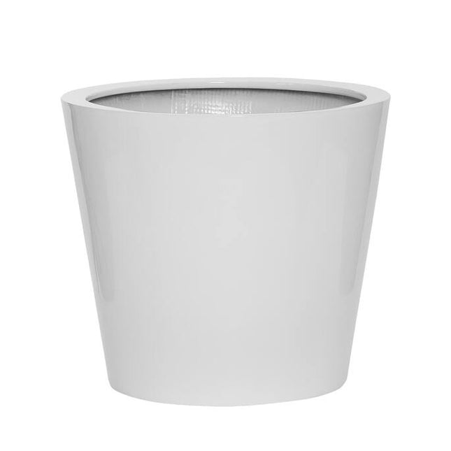 Pottery Pots Bucket XS, Glossy White Ø34 cm