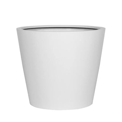 Pottery Pots Bucket L, Matte White Ø60 cm