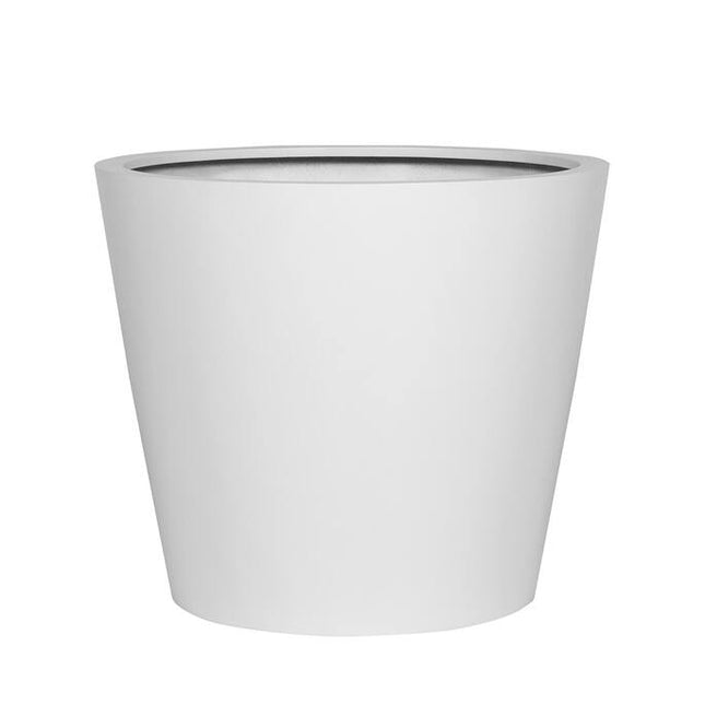 Pottery Pots Bucket L, Matte White Ø60 cm