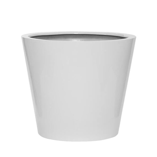 Pottery Pots Bucket L, Glossy White Ø60 cm