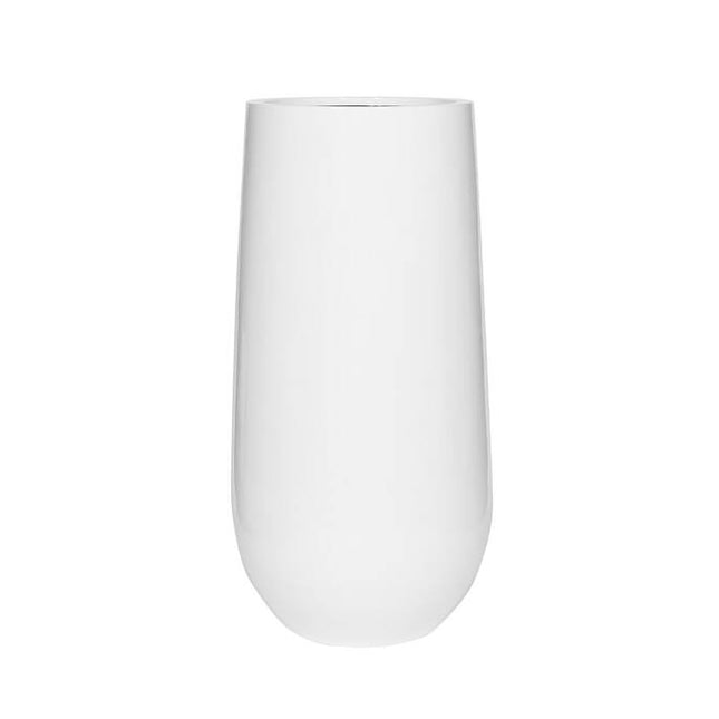 Pottery Pots Nax L, Glossy White Ø36 cm
