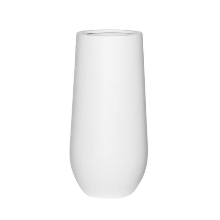 Pottery Pots Nax M, Matte White Ø25 cm