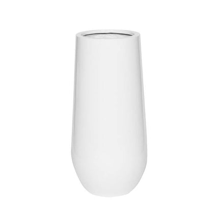 Pottery Pots Nax M, Glossy White Ø25 cm