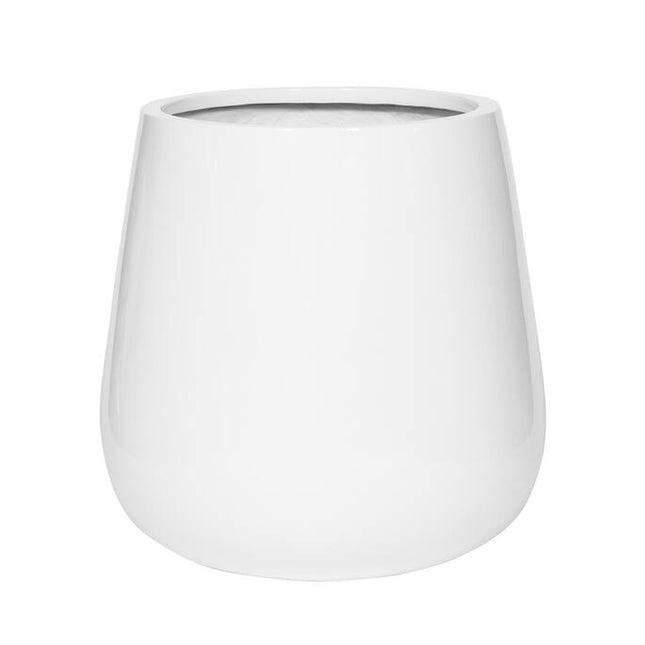 Pottery Pots Pax M, Glossy White Ø32 cm