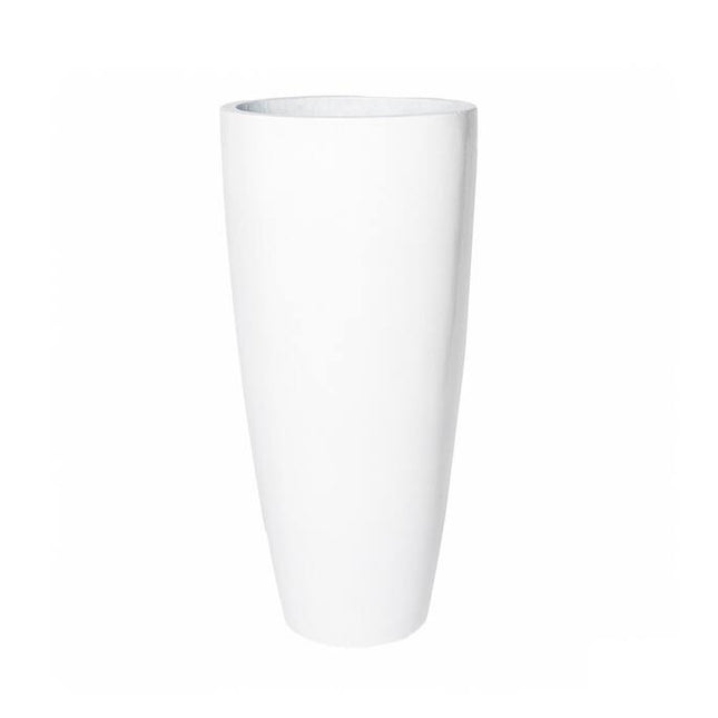Pottery Pots Dax XL, Glossy White Ø37 cm