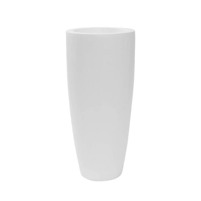 Pottery Pots Dax L, Matte White Ø33 cm
