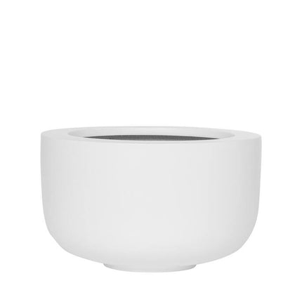Pottery Pots Sunny M, Matte White Ø25 cm