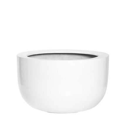 Pottery Pots Sunny L, Glossy White Ø35 cm