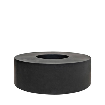 Pottery Pots Jumbo Seating Round S, zwart Ø60 cm