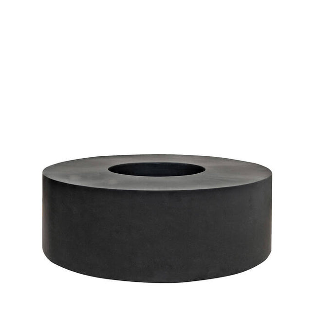 Pottery Pots Jumbo Seating Round S, zwart Ø60 cm