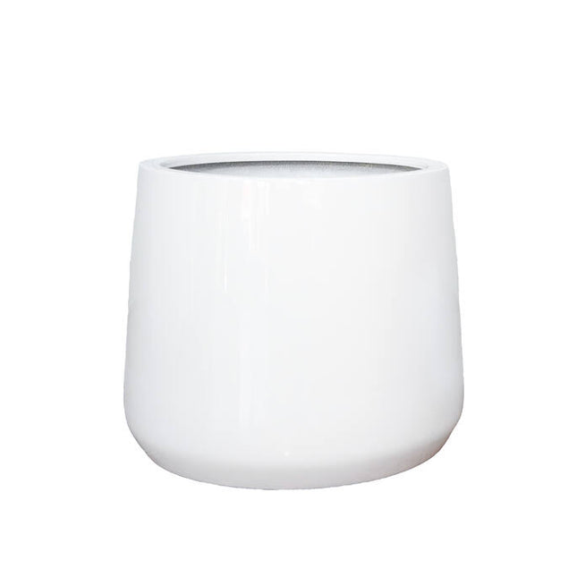 Pottery Pots Patt S, Glossy White Ø40,4 cm