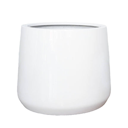 Pottery Pots Patt M, Glossy White Ø53,9 cm