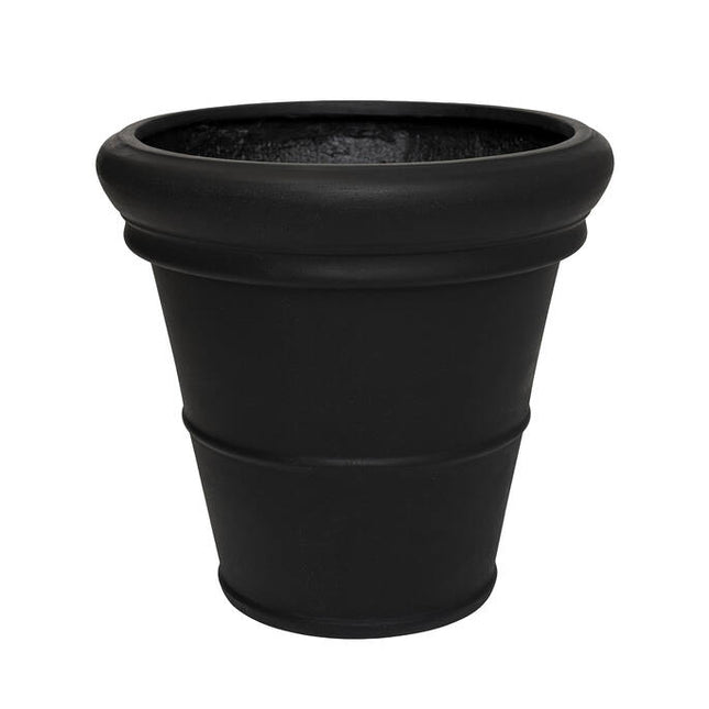 Pottery Pots Bucket Low Classic S, zwart Ø32,5 cm