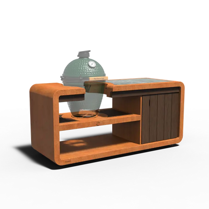 Cortenstaal Buitenkeuken STATION KAMADO 2000 x 752 x 927 mm