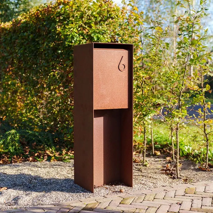 Corten stål postkasse FLYN