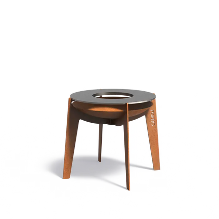 Corten Steel BBQ Cosa 63.5 x 63.5 x 60 cm - Plancha - Fire Bowl
