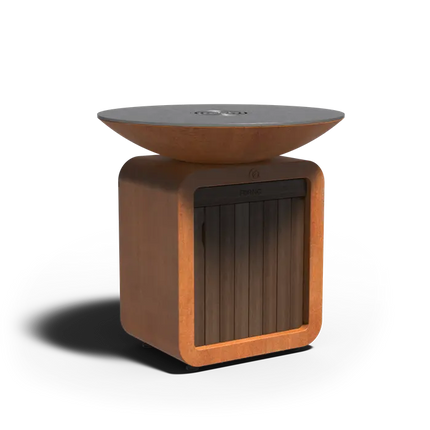 Cortenstaal Plancha BBQ SEARE HALO PIEZO 100.5 x 100 cm