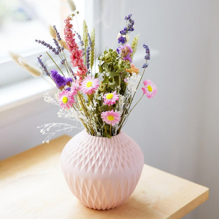 Dried flowers Field Bouquet Pink - Ø20cm - ↕50cm