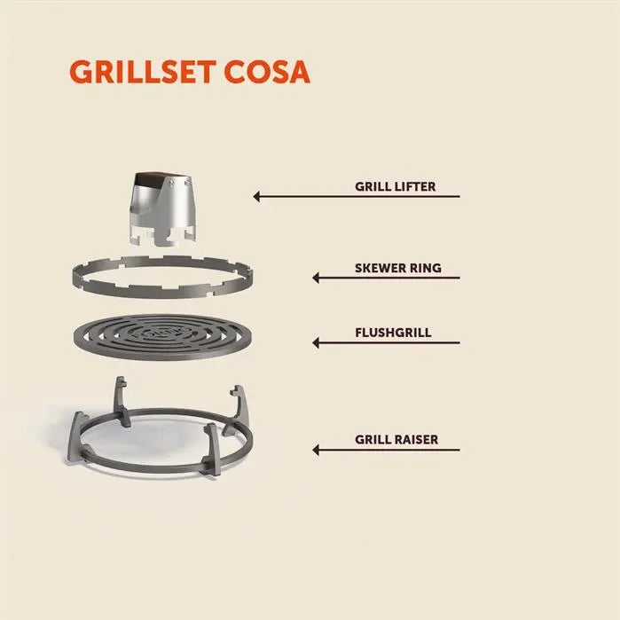SEARE GRILLSET 354 x 354 x 91 mm - Grill Accessoires