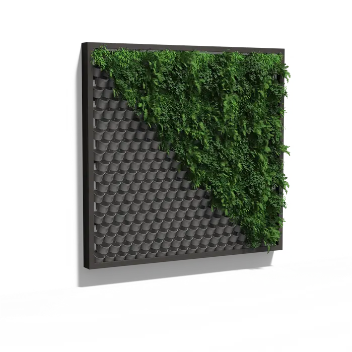 Groene Wand - Hangend muursysteem 309x300x20 cm - Planten wand