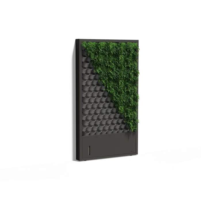 Groene Wand - Staand muursysteem 167x20x292 cm - Planten wand