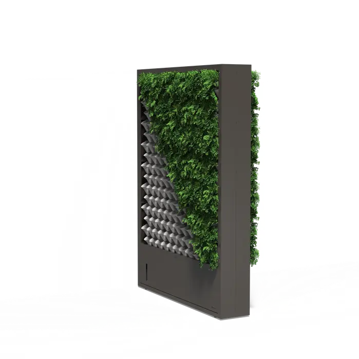 Groene Wand - Vrijstaand systeem 215x40x292 cm - Planten wand