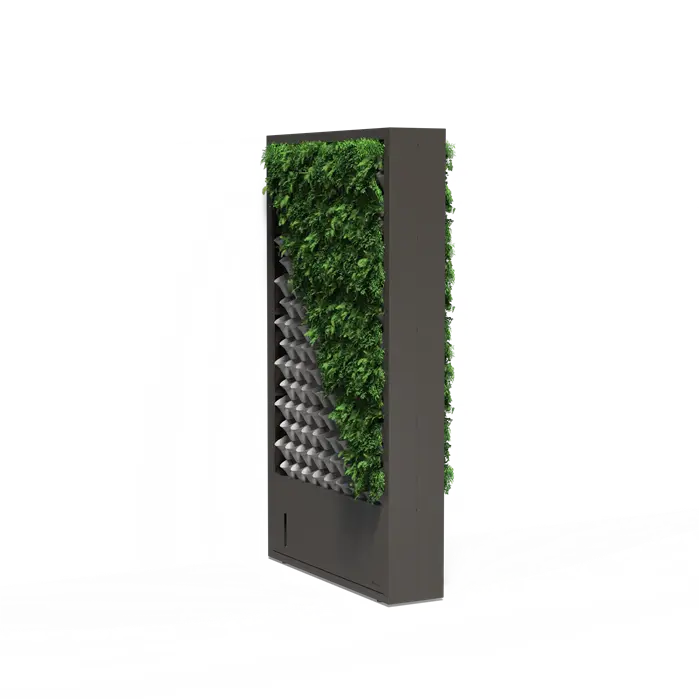 Groene Wand - Vrijstaand systeem 167x40x292 cm - Planten wand