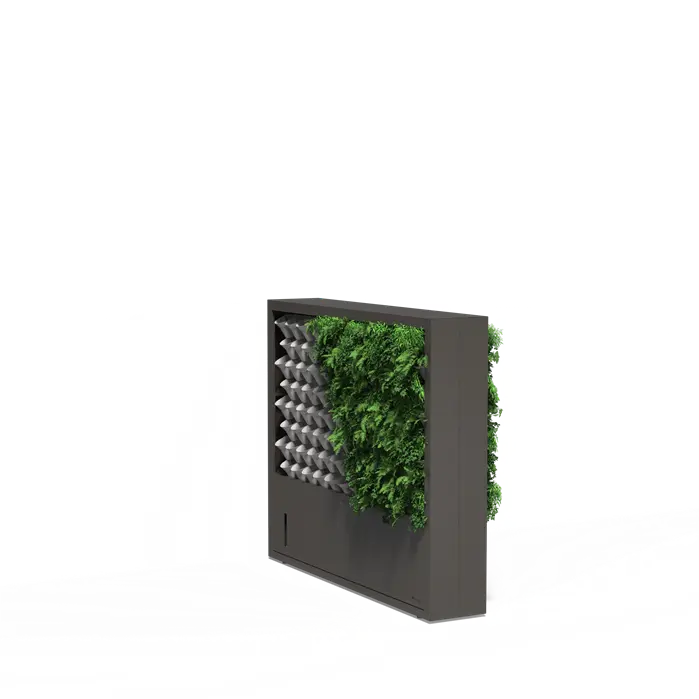 Groene Wand - Vrijstaand systeem 215x40x180 cm - Planten wand