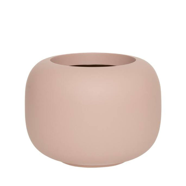 Pottery Pots Sphere Low S, Powder Pink Ø29 cm