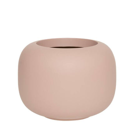 Pottery Pots Sphere Low M, Powder Pink Ø34 cm