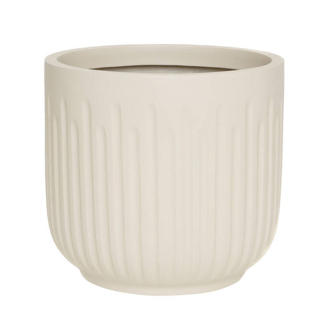 Pottery Pots Arcus S, Silk White Ø36 cm
