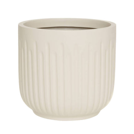 Pottery Pots Arcus M, Silk White Ø44 cm
