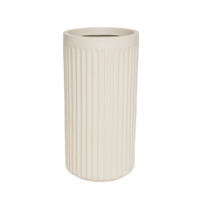 Pottery Pots Turris M, Silk White Ø32 cm