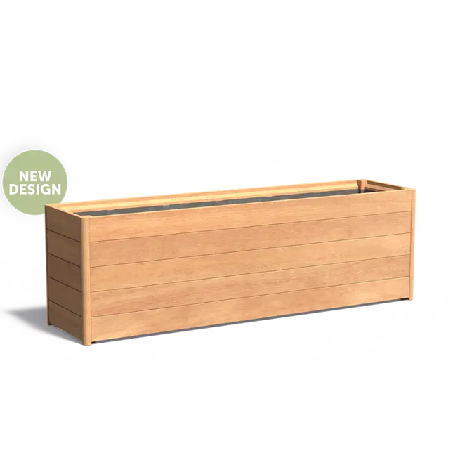 Hardhouten Plantenbak 200 x 50 x 62.7 cm