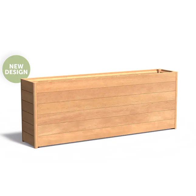 Hardhouten Plantenbak 200 x 40 x 75 cm