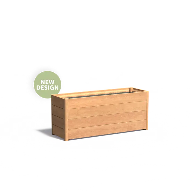 Hardhouten Plantenbak 120 x 40 x 50.5 cm