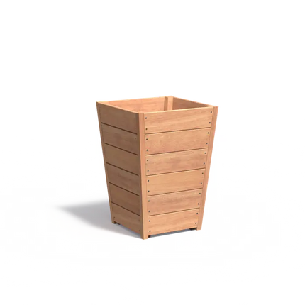 Jardinière en bois dur 60 x 60 x 85 cm