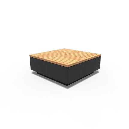 Outdoor Stool | Garden 1140 x 1140 x 450 mm | Aluminium | Garapa Hardwood