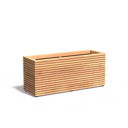 Jardinière en bois dur 120 x 50 x 60,8 cm