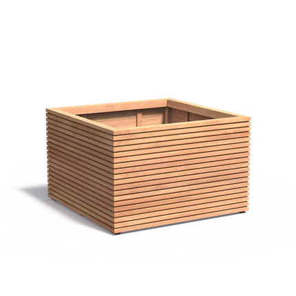 Jardinière en bois dur 120 x 120 x 74,6 cm