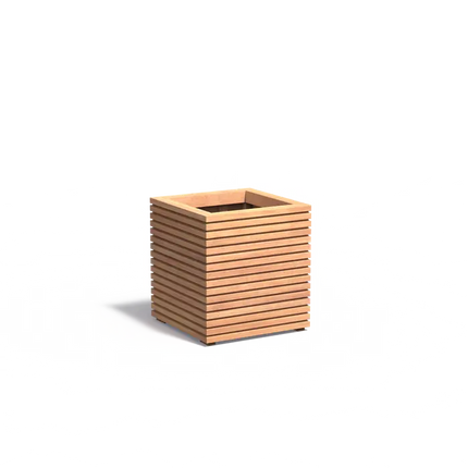 Jardinière en bois dur 60 x 60 x 60,8 cm