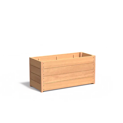 Jardinière en bois dur 120 x 50 x 57,4 cm